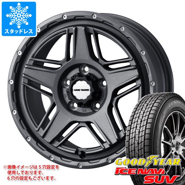 【タイヤ交換対象】FJクルーザー 10系用 スタッドレス グッドイヤー アイスナビ SUV 265/70R17 115Q マッドヴァンス07 タイヤホイール4本セット|タイヤ1番OFF-ROAD