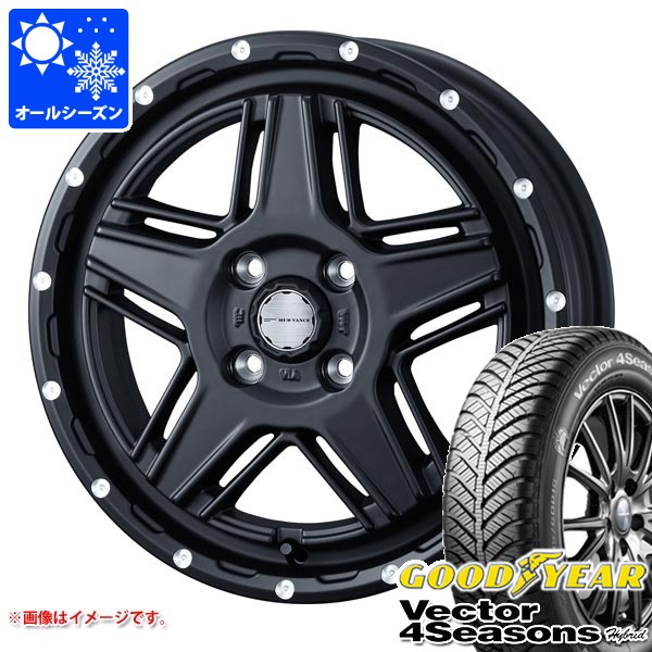 スズキ ハスラー用 オールシーズンタイヤ グッドイヤー ベクター 4シーズンズ ハイブリッド 165/70R14 81S マッドヴァンス07 4.5-14 タイヤホイール4本セット｜タイヤ1番OFF-ROAD