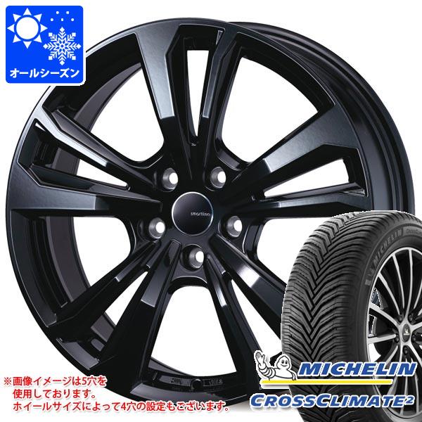 【タイヤ交換対象】ジープ レネゲード BU/BV系用 オールシーズンタイヤ ミシュラン クロスクライメート2 215/60R17 100V XL スマートライン 365 タイヤホイール4本セット