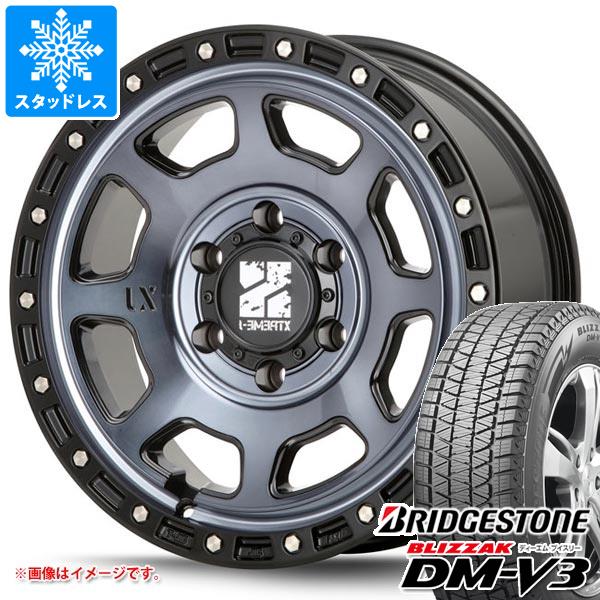 【タイヤ交換対象】トライトン LC2T用 スタッドレス ブリヂストン ブリザック DM-V3 265/70R17 115Q MLJ エクストリームJ XJ07 タイヤホイール4本セット