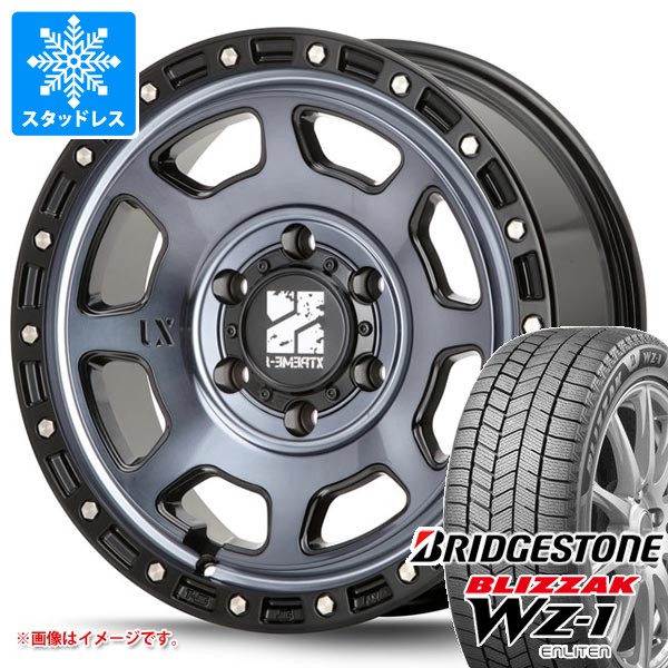 【タイヤ交換対象】トヨタ ハイラックス 120系用 スタッドレス ブリヂストン ブリザック WZ-1 265/65R17 112Q 2025年10月発売サイズ MLJ エクストリームJ XJ07 タイヤホイール4本セット