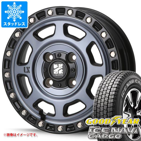【タイヤ交換対象】NV200バネット M20用 スタッドレス グッドイヤー アイスナビカーゴ 175/80R14 99/98N (175R14 8PR相当) MLJ エクストリームJ XJ07 タイヤホイール4本セット｜タイヤ1番OFF-ROAD