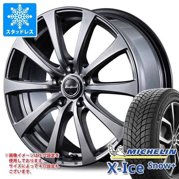 スタッドレスタイヤ ミシュラン エックスアイススノープラス 215/55R17 98H XL ＆ MIDホイールズ G10 7.0-17 タイヤホイール4本セット 215/55-17 MICHELIN X-ICE SNOW+｜タイヤ1番OFF-ROAD