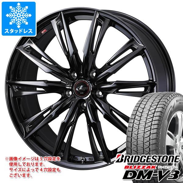【タイヤ交換対象】スタッドレスタイヤ ブリヂストン ブリザック DM-V3 235/65R18 106Q ＆ レオニス GX 8.0-18 タイヤホイール4本セット235/65-18 BRIDGESTONE BLIZZAK DM-V3｜タイヤ1番OFF-ROAD