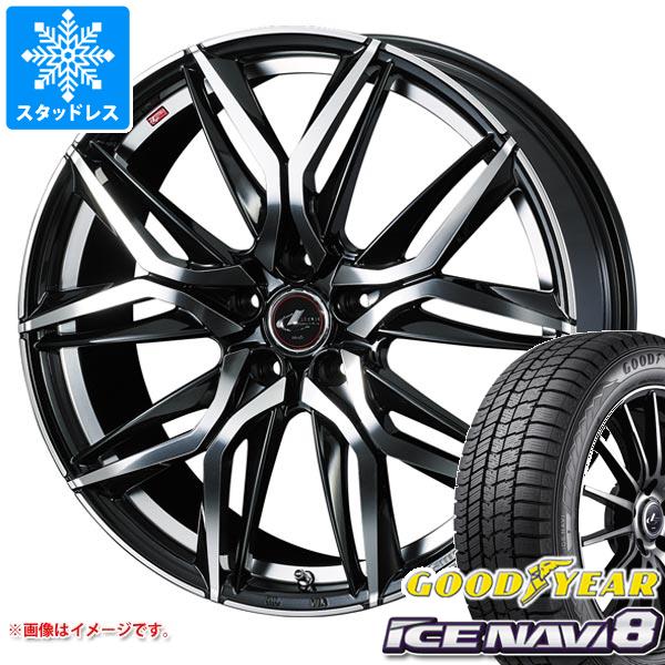 【タイヤ交換対象】クロストレック GU系用 スタッドレス グッドイヤー アイスナビ8 225/55R18 98Q レオニス LM タイヤホイール4本セット｜タイヤ1番OFF-ROAD