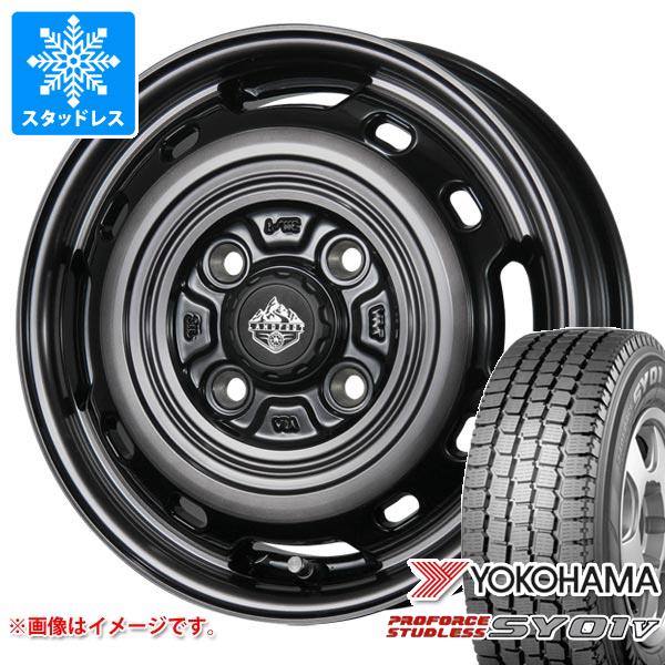 【タイヤ交換対象】エブリイバン DA17V用 スタッドレス ヨコハマ プロフォース スタッドレス SY01V 145/80R12 80/78N ランドフット XFG タイヤホイール4本セット 45,840円