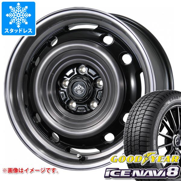 【タイヤ交換対象】スタッドレスタイヤ グッドイヤー アイスナビ8 225/60R17 99Q ＆ ランドフット XFG 7.0-17 タイヤホイール4本セット225/60-17 GOODYEAR ICE NAVI 8｜タイヤ1番OFF-ROAD