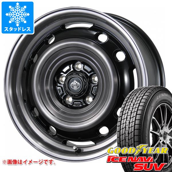 【タイヤ交換対象】デリカD:5用 スタッドレス グッドイヤー アイスナビ SUV 235/65R17 108Q XL ランドフット XFG タイヤホイール4本セット