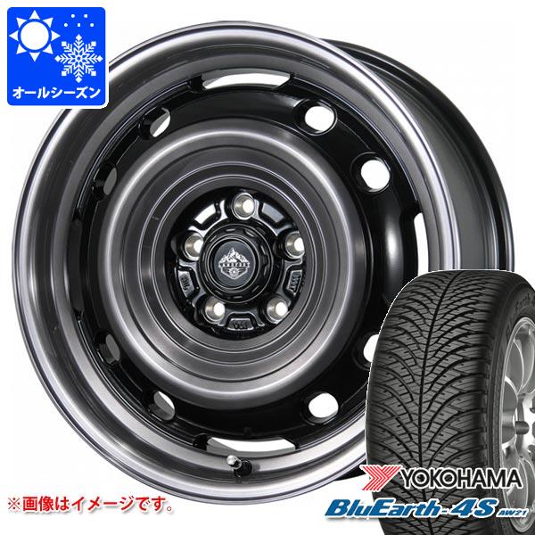 【タイヤ交換対象】RAV4 50系用 オールシーズンタイヤ ヨコハマ ブルーアース4S AW21 225/65R17 106V XL ランドフット XFG 7.0-17 タイヤホイール4本セット|タイヤ1番OFF-ROAD
