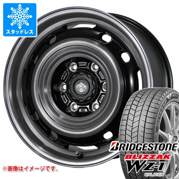 【タイヤ交換対象】トヨタ ハイエース 200系用 スタッドレス ブリヂストン ブリザック WZ-1 215/70R16 100Q ランドフット XFG タイヤホイール4本セット