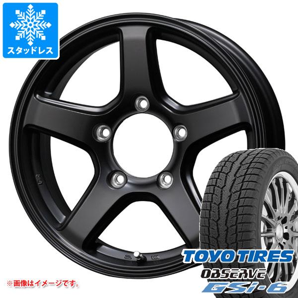 【タイヤ交換対象】5本セット ジムニー用 スタッドレス トーヨー オブザーブ GSi-6 175/80R16 91Q エムイーエー タイヤホイール5本セット|タイヤ1番OFF-ROAD