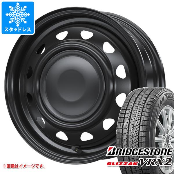 【タイヤ交換対象】2024年製 スタッドレスタイヤ ブリヂストン ブリザック VRX2 155/65R14 75Q & ネオキャロ 4.5-14 タイヤホイール4本セット155/65-14 BRIDGESTONE BLIZZAK VRX2|タイヤ1番OFF-ROAD