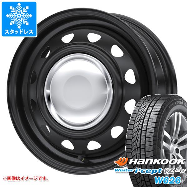 【タイヤ交換対象】スタッドレスタイヤ ハンコック ウィンターアイセプト iZ2エース W626 155/65R14 79T XL & ネオキャロ 4.5-14 タイヤホイール4本セット155/65-14 HANKOOK Winter i cept iZ2A W626