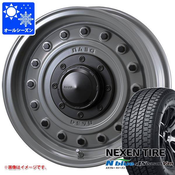 【タイヤ交換対象】ハイエース 200系用 オールシーズンタイヤ ネクセン エヌブルー 4シーズン バン 215/65R16 109/107T クリムソン ディーン コロラド 6.5-16 タイヤホイール4本セット
