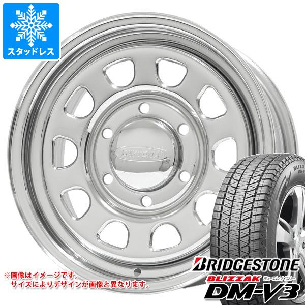 【タイヤ交換対象】ニッサン NV350キャラバン E26用 スタッドレス ブリヂストン ブリザック DM-V3 215/70R16 100Q デイトナズ G2 タイヤホイール4本セット