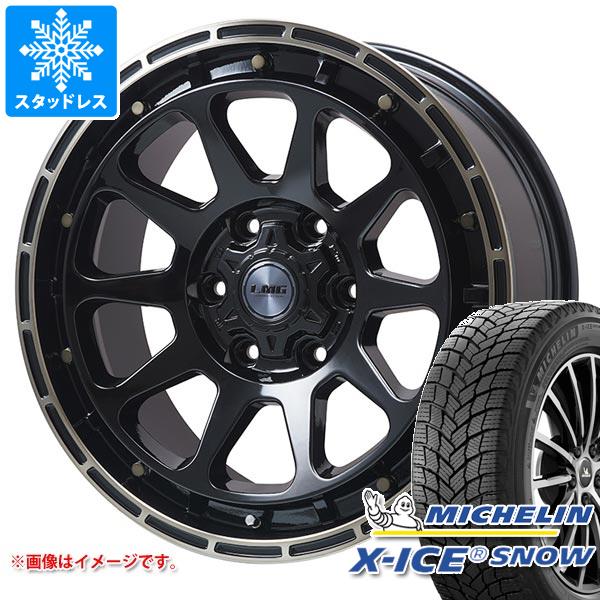 【タイヤ交換対象】ランドクルーザー300用 スタッドレス ミシュラン エックスアイススノー SUV 265/65R18 114T LMG ディエス タイヤホイール4本セット