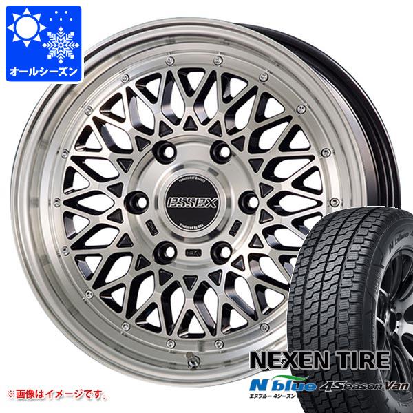 【タイヤ交換対象】ハイエース 200系用 オールシーズンタイヤ ネクセン エヌブルー 4シーズン バン 215/65R16 109/107T エセックス ENCM 6.5-16 タイヤホイール4本セット