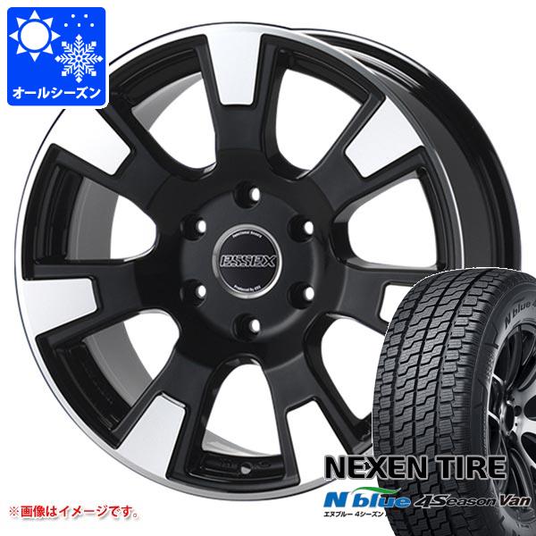 【タイヤ交換対象】ハイエース 200系用 オールシーズンタイヤ ネクセン エヌブルー 4シーズン バン 215/65R16 109/107T エセックス ES 7.0-16 タイヤホイール4本セット