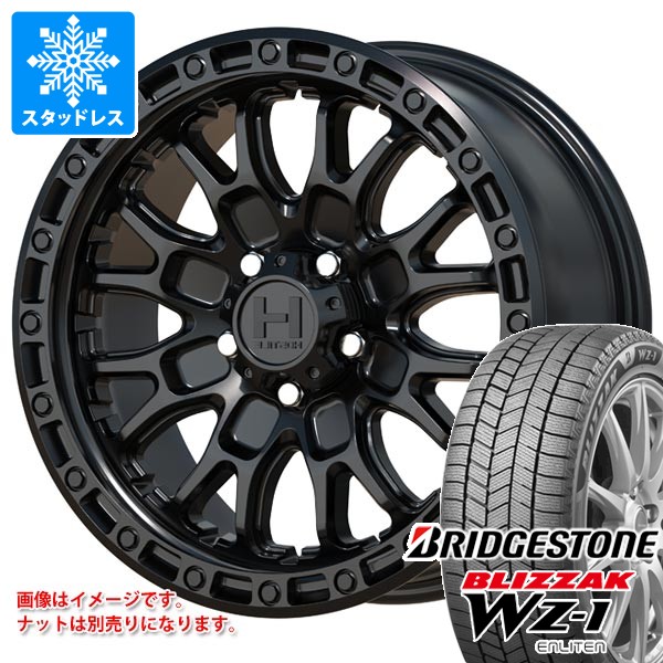 【タイヤ交換対象】トヨタ RAV4 50系用 スタッドレス ブリヂストン ブリザック WZ-1 235/65R17 108Q XL ホスタイル H135 リッジクレスト タイヤホイール4本セット