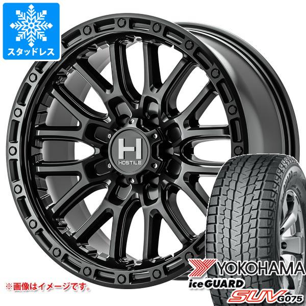 【タイヤ交換対象】スタッドレスタイヤ ヨコハマ アイスガード SUV G075 265/70R17 115Q & ホスタイル H135 リッジクレスト 8.0-17 タイヤホイール4本セット265/70-17 YOKOHAMA iceGUARD SUV G075|タイヤ1番OFF-ROAD