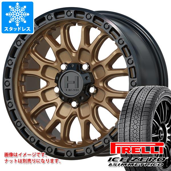 【タイヤ交換対象】RAV4 50系用 スタッドレス ピレリ アイスゼロアシンメトリコ SUV 225/65R17 106H XL ホスタイル H135 リッジクレスト タイヤホイール4本セット