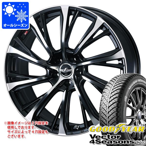 オールシーズン 215/55R18 95H グッドイヤー ベクター 4シーズンズ ハイブリッド レオニス JG 7.0-18 タイヤホイール4本セット|タイヤ1番OFF-ROAD