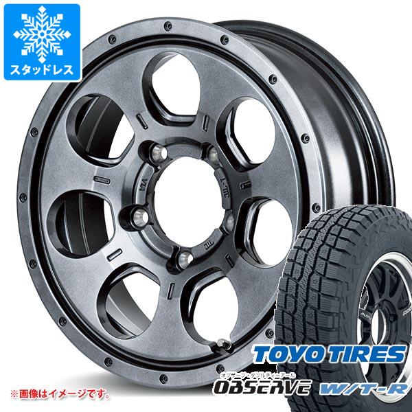 【タイヤ交換対象】5本セット ジムニー用 スタッドレス トーヨー オブザーブ WTR 185/85R16 105/103N LT ロードマックス マッドエージェント タイヤホイール5本セット|タイヤ1番OFF-ROAD