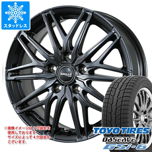 【タイヤ交換対象】スタッドレスタイヤ トーヨー オブザーブ GSi-6 225/70R16 103Q ＆ シビラ ネクスト W45 6.5-16 タイヤホイール4本セット225/70-16 TOYO OBSERVE GSi-6｜タイヤ1番OFF-ROAD