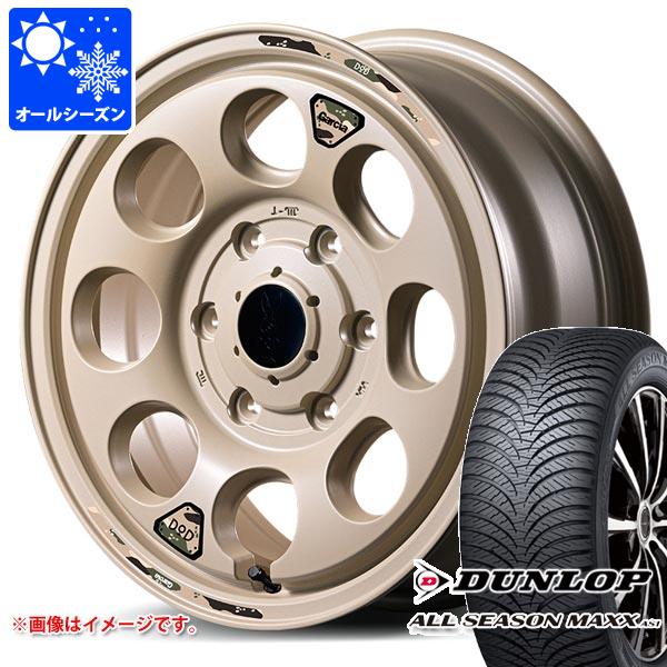 【タイヤ交換対象】トヨタ ハイエース 200系用 オールシーズンタイヤ ダンロップ オールシーズンマックス VA1 195/80R15 107/105N ウシャリン 6.0-15 タイヤホイール4本セット