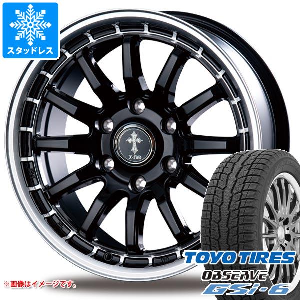 【タイヤ交換対象】スタッドレスタイヤ トーヨー オブザーブ GSi-6 265/70R17 115Q & インターミラノ クロスフィールド アルファ 7.5-17 タイヤホイール4本セット265/70-17 TOYO OBSERVE GSi-6|タイヤ1番OFF-ROAD