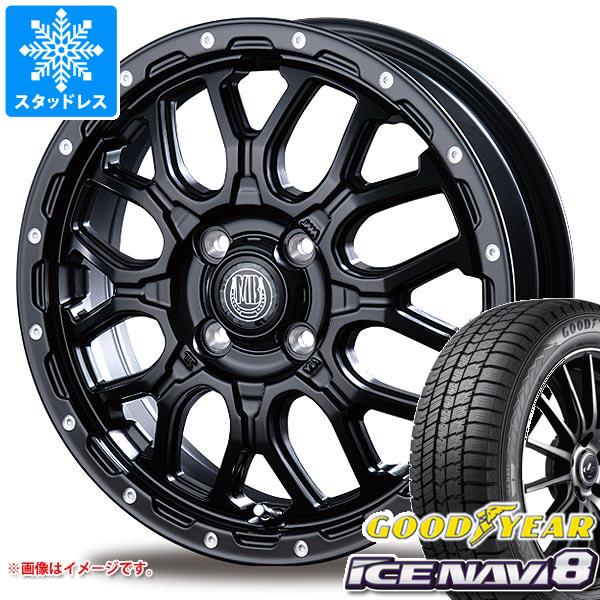【タイヤ交換対象】ハスラー用 スタッドレス グッドイヤー アイスナビ8 165/60R15 77Q インターミラノ マッドバーン XR-800M タイヤホイール4本セット｜タイヤ1番OFF-ROAD