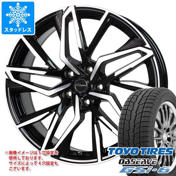 【タイヤ交換対象】スタッドレスタイヤ トーヨー オブザーブ GSi-6 215/70R16 100Q & クロノス CH-112 6.5-16 タイヤホイール4本セット215/70-16 TOYO OBSERVE GSi-6|タイヤ1番OFF-ROAD