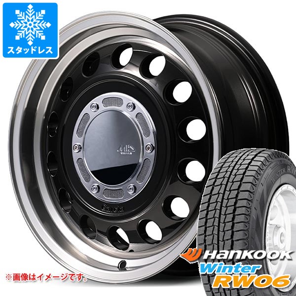 【タイヤ交換対象】トヨタ サクシード プロボックス 160系用 スタッドレス ハンコック ウィンター RW06 185R14 8PR (185/80R14 102/100N相当) ガルシア シスコ タイプ2 タイヤホイール4本セット