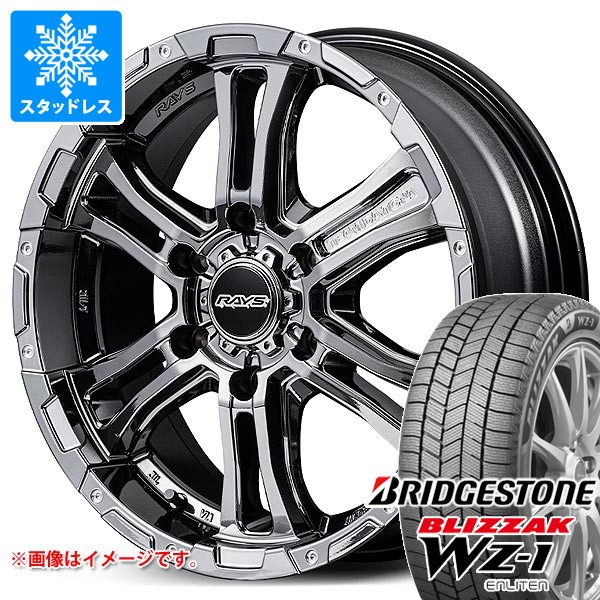 【タイヤ交換対象】ニッサン NV350キャラバン E26用 スタッドレス ブリヂストン ブリザック WZ-1 215/70R16 100Q レイズ FDX-AG タイヤホイール4本セット|タイヤ1番OFF-ROAD