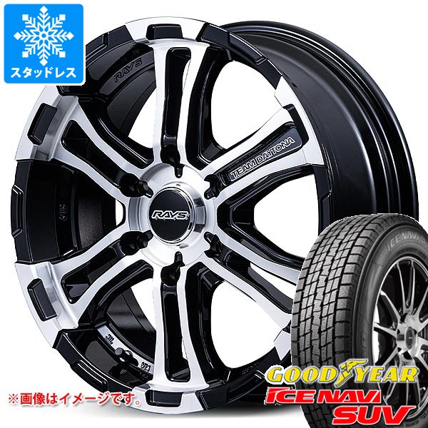 【タイヤ交換対象】ニッサン NV350キャラバン E26用 スタッドレス グッドイヤー アイスナビ SUV 215/70R16 100Q レイズ FDX-SG タイヤホイール4本セット｜タイヤ1番OFF-ROAD