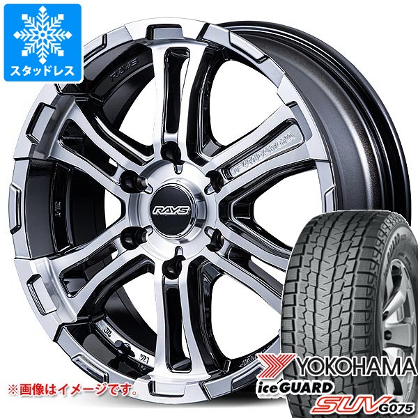 【タイヤ交換対象】ニッサン NV350キャラバン E26用 スタッドレス ヨコハマ アイスガード SUV G075 215/65R16C 109/107Q レイズ FDX-SG タイヤホイール4本セット|タイヤ1番OFF-ROAD
