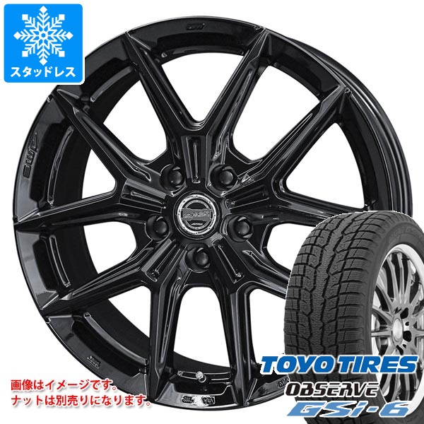 【タイヤ交換対象】スタッドレスタイヤ トーヨー オブザーブ GSi-6 225/60R18 100Q & スマック IG-TEC 7.5-18 タイヤホイール4本セット225/60-18 TOYO OBSERVE GSi-6|タイヤ1番OFF-ROAD