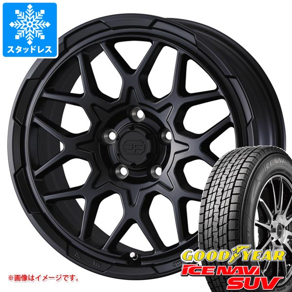 【タイヤ交換対象】ミツビシ デリカD5用 スタッドレス グッドイヤー アイスナビ SUV 215/70R16 100Q スタットベルク2 タイヤホイール4本セット