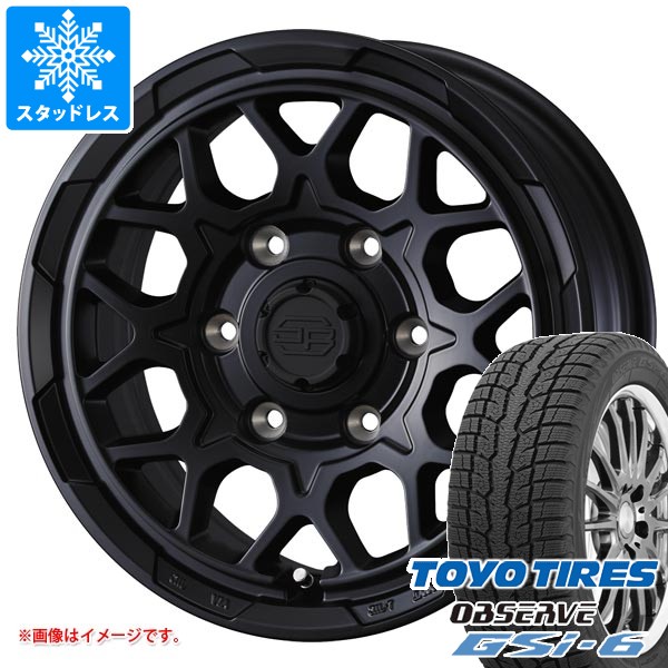 【タイヤ交換対象】トヨタ ハイエース 200系用 スタッドレス トーヨー オブザーブ GSi-6 215/70R16 100Q スタットベルク2 タイヤホイール4本セット