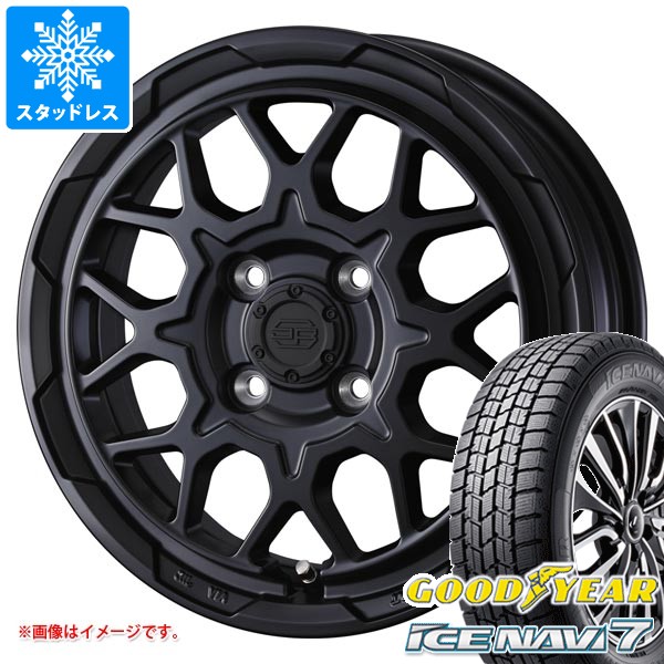 【タイヤ交換対象】スズキ ハスラー用 2026年製 スタッドレス グッドイヤー アイスナビ7 165/70R14 81Q スタットベルク2 タイヤホイール4本セット｜タイヤ1番OFF-ROAD