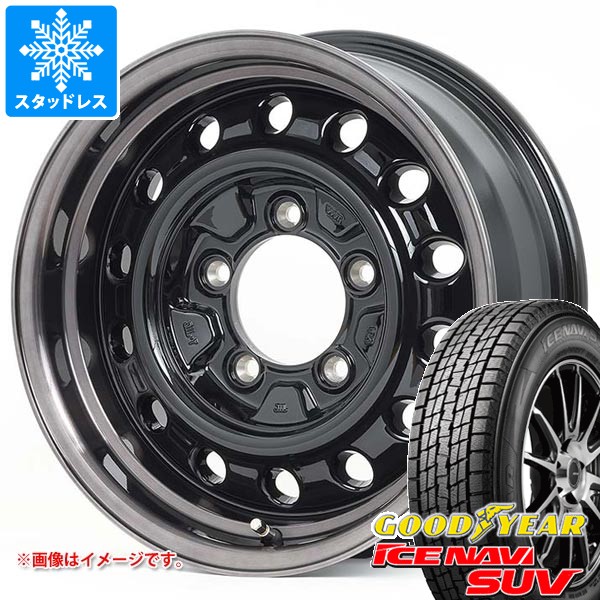 【タイヤ交換対象】スズキ ジムニーシエラ JB74W用 スタッドレス グッドイヤー アイスナビ SUV 195/80R15 96Q アピオ ワイルドボア D タイヤホイール4本セット