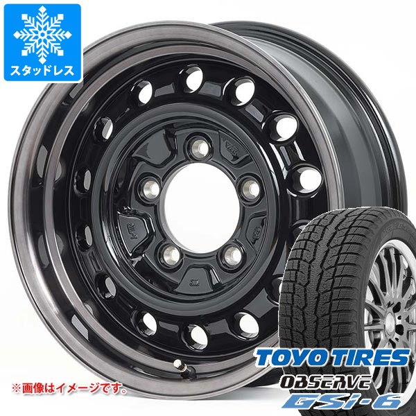【タイヤ交換対象】5本セット スズキ ジムニーノマド JC74W用 スタッドレス トーヨー オブザーブ GSi-6 215/70R16 100Q アピオ ワイルドボア D タイヤホイール5本セット