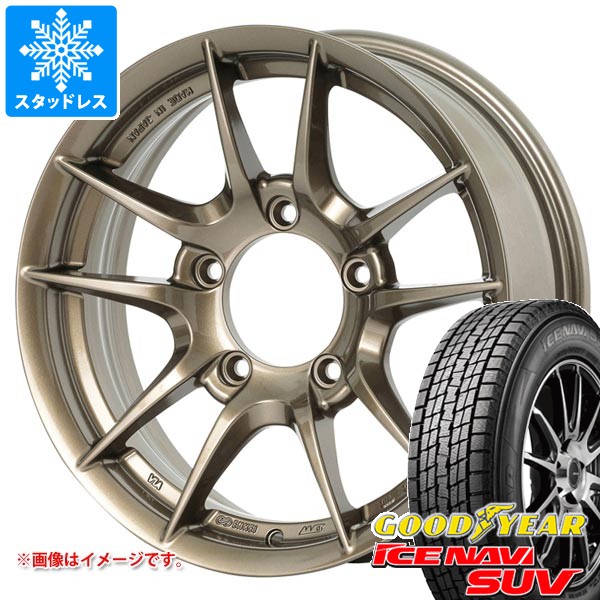 【タイヤ交換対象】スズキ ジムニー JB64W用 スタッドレス グッドイヤー アイスナビ SUV 215/70R16 100Q アピオ ワイルドボア Z タイヤホイール4本セット