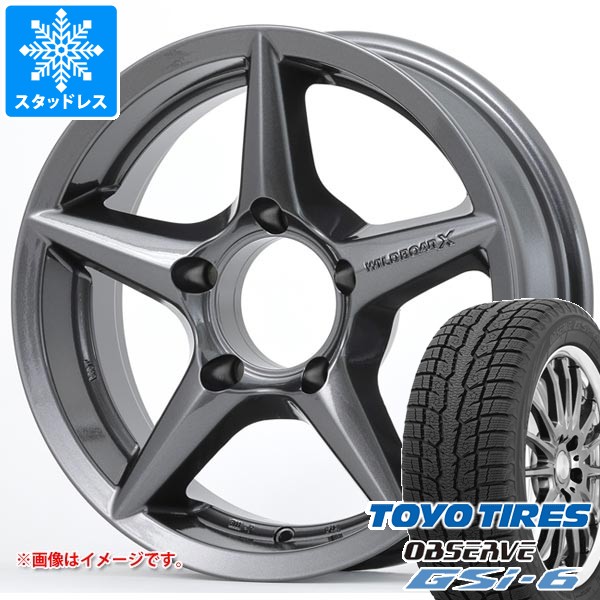 スズキ ジムニーシエラ JB74W用 スタッドレス トーヨー オブザーブ GSi-6 225/70R16 103Q アピオ ワイルドボア X2 タイヤホイール4本セット|タイヤ1番OFF-ROAD