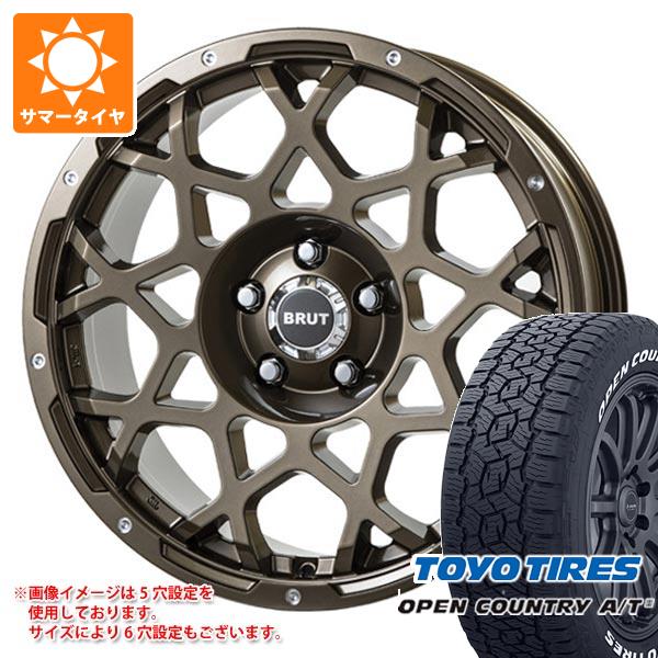 【タイヤ交換対象】エクリプスクロス GK系用 2026年製 サマータイヤ トーヨー オープンカントリー A/T3 215/70R16 100T ホワイトレター ブルート BR-55 6.5-16 タイヤホイール4本セット|タイヤ1番