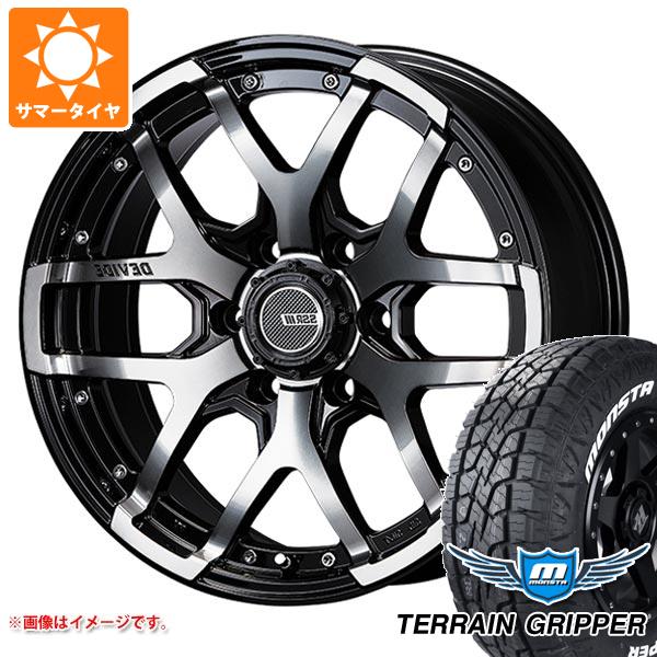 【タイヤ交換対象】サマータイヤ 285/70R17 121/118R モンスタ テレーングリッパー ホワイトレター SSR ディバイド ZS 8.0-17 タイヤホイール4本セット|タイヤ1番