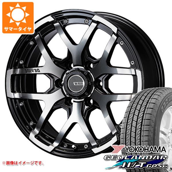 【タイヤ交換対象】ハイラックス 120系用 サマータイヤ ヨコハマ ジオランダー H/T G056 P265/65R18 112T ブラックレター SSR ディバイド ZS 8.0-18 タイヤホイール4本セット