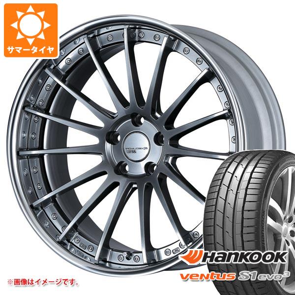 【タイヤ交換対象】サマータイヤ 245/35R20 (95Y) XL ハンコック ベンタス S1 エボ3 K127 SSR エグゼキューター CV04 8.0-20 タイヤホイール4本セット