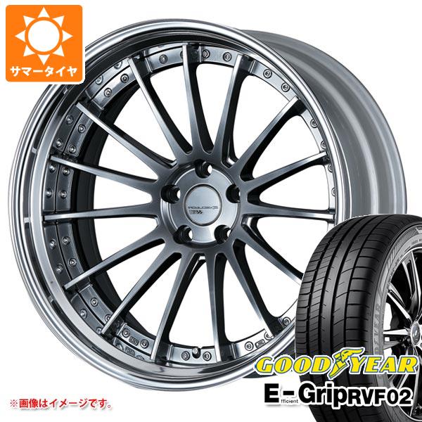 【タイヤ交換対象】サマータイヤ 245/40R20 99W XL グッドイヤー エフィシエントグリップ RVF02 SSR エグゼキューター CV04S 8.0-20 タイヤホイール4本セット|タイヤ1番