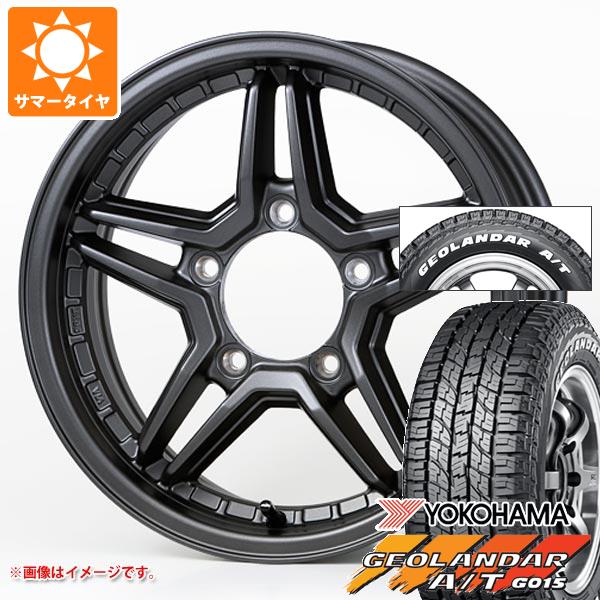 【タイヤ交換対象】5本セット ジムニーシエラ JB74W用 2026年製 サマータイヤ ヨコハマ ジオランダー A/T G015 185/85R16 105/103N LT ホワイトレター ジャオス エクセル JX3 6.0-16 タイヤホイール5本セット|タイヤ1番